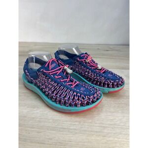 KEEN‎ Uneek Water Sandals Women Size 8.5 Blue Pink Sport Outdoor